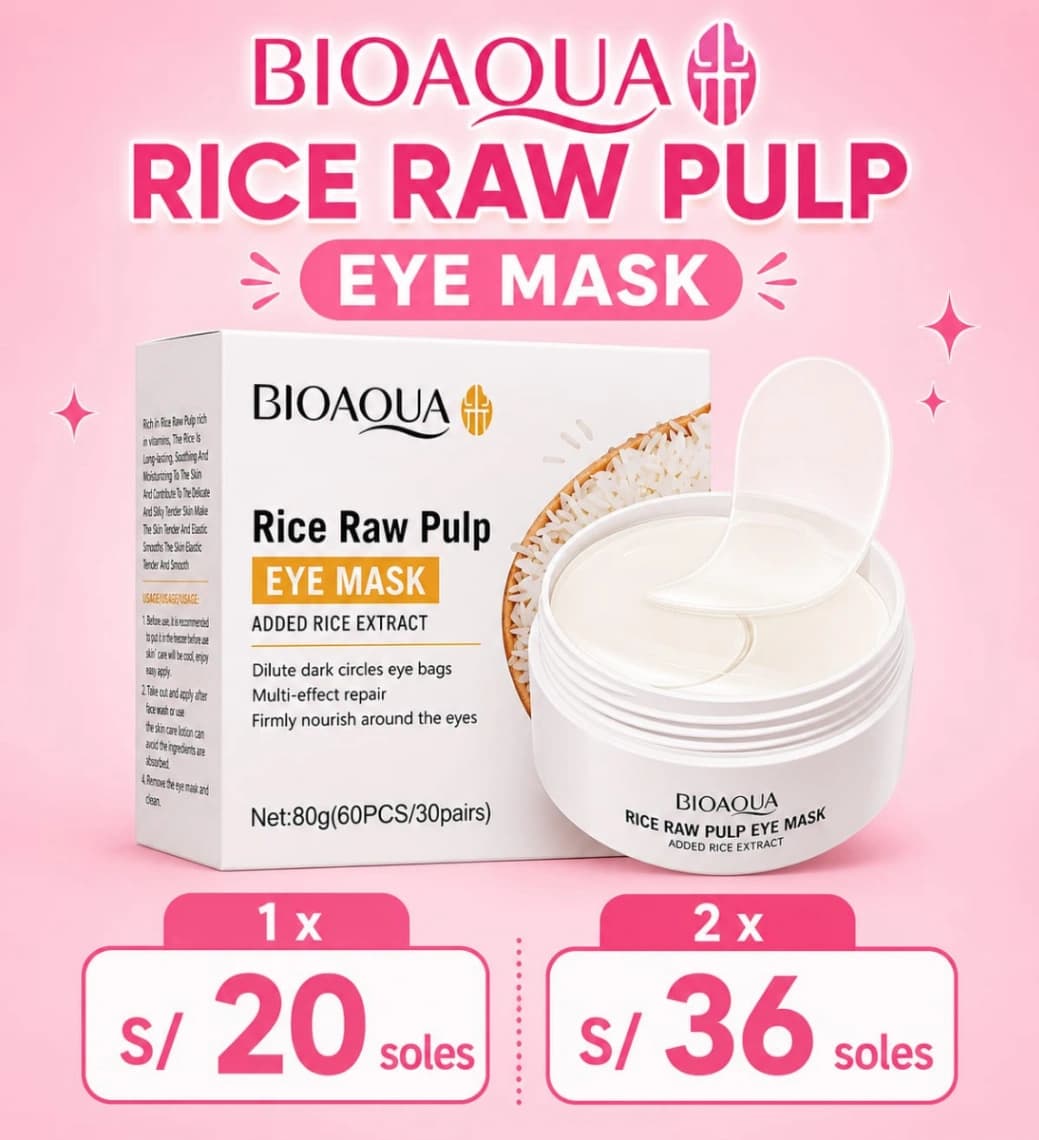 Bioaqua Rice Raw Pulp Eye Mask